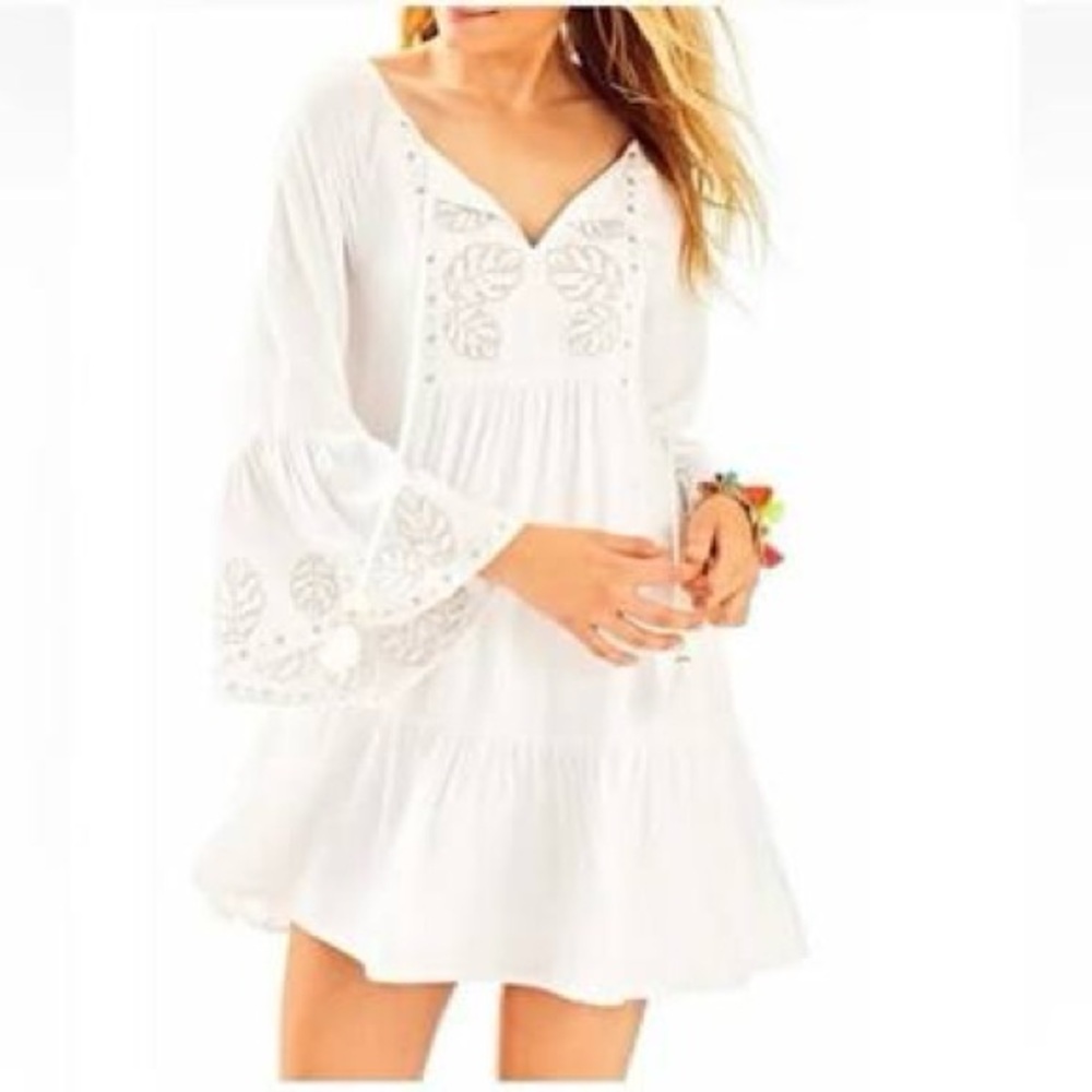 Lilly Pulitzer White Amisa Tunic Dress